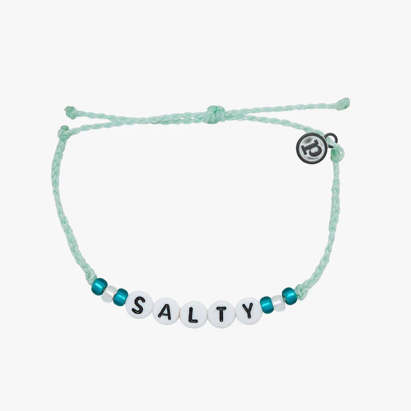 Salty Alphabet Bead Bracelet