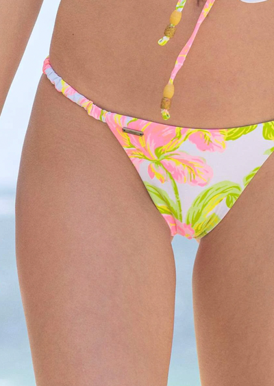 Maaji Chintz Floral Micro Crunch Single Strap Bikini Bottom