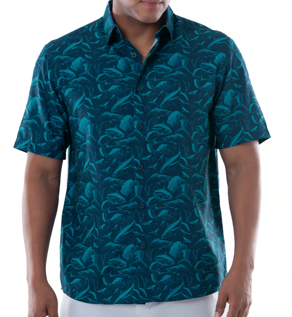 Men's Short Sleeve Tuna Dorado Fishing Shirt