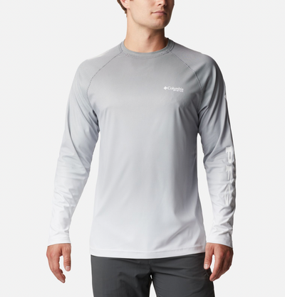 Men's PFG Terminal Deflector Printed Long Sleeve Shirt