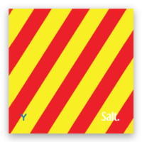 Y - Flag Sticker