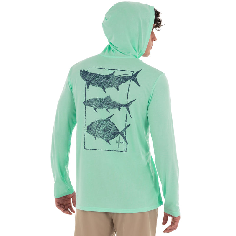 Men's Keys Slam Scribble Long Sleeve Performance